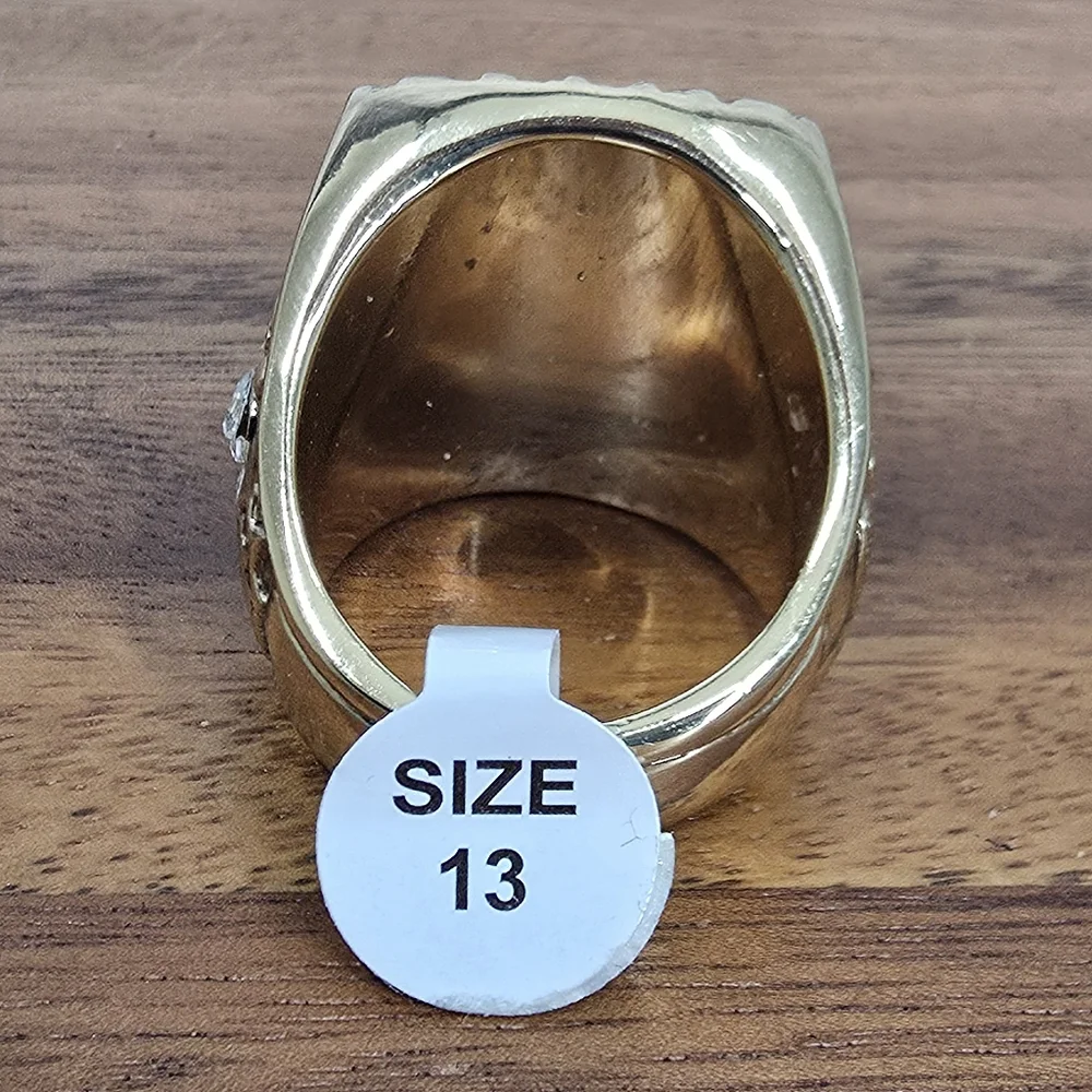 Dallas Cowboys Championship‎ Ring Sz 13 Gold 1995 Suoerbowl Aikman Fan Edition